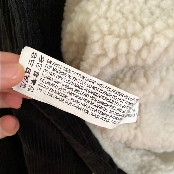 Forever 21 Black Sherpa-Lined Jacket - Picture 5 of 5